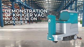 Ride On Scrubber Dryer from Kruger Vac...KV100...It can Clean any  Hard Floor with in no time...!!!