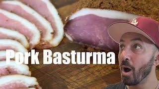 Homemade Basturma! Pork Basturma!