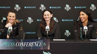 Sabrina Ionescu, Isabelle Harrison & Coach Sandy Brondello | Postgame Press Conference June 1, 2025