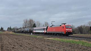 ICE 1, DB 152er mit SBB Wagen+ Mischer, Struktonrail Mak G1206 und weiterer Bahnverkehr