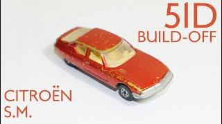 MATCHBOX build-off custom: No. 51D Citroën S.M. - DIECASTRESTOS