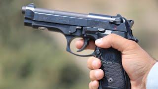 Beretta 92 fs/US made 9mm semi auto pistol@ weapon Analyst