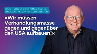 Direktor Thomas Kleine-Brockhoff über die Arbeit der DGAP im Epochenbruch