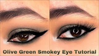 Olive Green Smokey Eye Tutorial