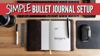 My Simple Bullet Journal Setup