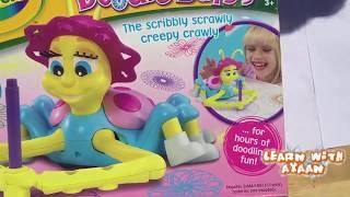 Fun with kids & Crayola Doodle Daisy! Doodle Daisy from Crayola, is a scribbly scrawly creepy crawly