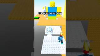  giant noob slap button in roblox