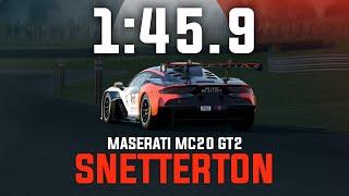 Snetterton 1:45.9 - Maserati MC20 GT2 - GO Setups | ACC 1.10.2