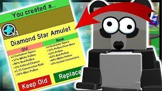 *DIAMOND* STAR AMULET, 30 UNIQUE GIFTED BEE TYPES! | Roblox Bee Swarm Simulator