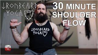 30 Minute Vinyasa Yoga Shoulder Flow | Full body exercise with Robert Ironbeard