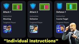 4 Individual Instructions Must You Know in eFootball 2024 Mobile