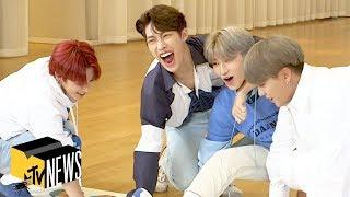 ATEEZ Get 'Tangled Up' Answering Our Questions | MTV News