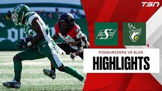 CFL WEEK 18: Saskatchewan Roughriders vs. Edmonton Elks FULL HIGHLIGHTS