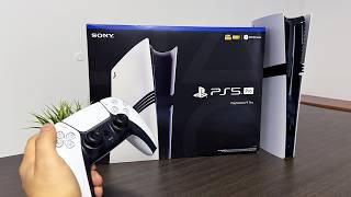 UNBOXING ASMR PS5 Pro + Accesories + LG Oled C4 48" Test