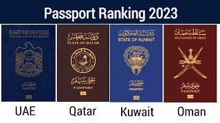 most powerful passport in 2023 | arab countries passport ranking 2023