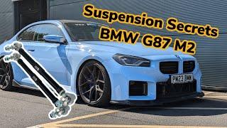 UPGRADING THE SUSPENSION ON OUR BMW G87 M2 - FULL SUSPENSION SECRETS UPGRADE - FITTING AND GEO