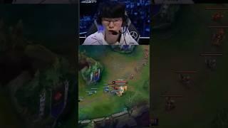 Faker's Galio before and after the battle #shorts