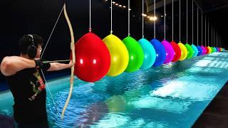 How Many Water Balloons Stop An Arrow?