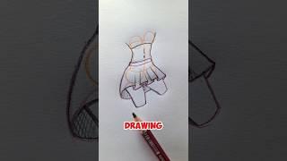  Draw a Flowy Skirt That Looks Realistic #art #foryou #drawing #shorts #satisfying #tutorial #draw