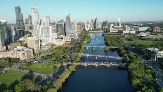 Austin Texas From the Air - Credit Phil Collins Music 2024 Aerial Drone Footage