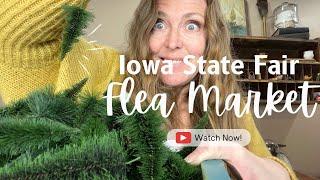 Iowa State Fair Grounds Flea Market Shopping & Vintage Haul