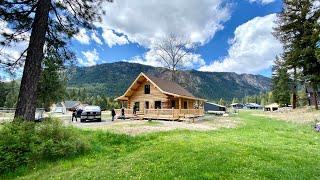 Amish Log Cabin 26’x34’- Tour Inside and Out