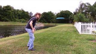 Enchanted Frisbee Attacks Man - family fun