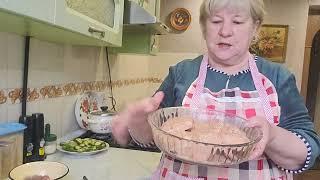Куриные крылья в духовке. Суп с фрикадельками. Кабачки из заморозки пожарила.