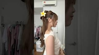 how to: claw clip hairstyle tutorial  #hack#hairstyle