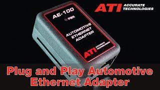 AE-100 Automotive Ethernet Adapter Overview