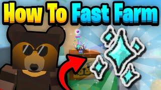 How to Get *DIAMOND CLUSTER* Sticker [Fast] | Bee Swarm Simulator