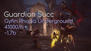 BDO Gyfin Underground Guardian 325AP + Shai buffs ~41k/h