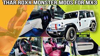 Modified Thar Roxx 2025 | Thar 2025 modification  Thar Roxx MX3 modification with Price  