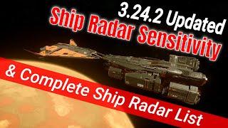 3.24.2 Most Recent Radar Sensitivity Update & Complete Ship List | Star Citizen Stealth Guide [4k]