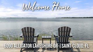 Homes for Sale in Saint Cloud FL: Home For Sale At 6090 Alligator Lake Shore W Saint Cloud FL 34771