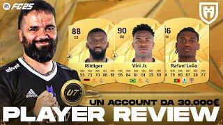 UN ACCOUNT DA 30.000 EURO! ||| VINICIUS JR 90, LEAO 86, RUDIGER 88 ||| FC25 PLAYER REVIEW