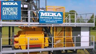 Compact Concrete Batching Plant in Sterlitamak, Russia - MEKA