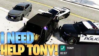 Mr. K Asked Tony Corleone for Help After Getting Chased by the Whole PD | NoPixel GTA RP