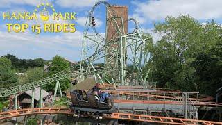 Top 15 Rides at Hansa Park