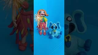 We turned smiling Bubba Bubbaphant into Big monster #clay #howto #trend #poppyplaytime