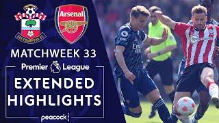 Southampton v. Arsenal | PREMIER LEAGUE HIGHLIGHTS | 4/16/2022 | NBC Sports