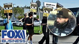 'PUT YOURSELF IN MY SHOES': Teamster sends message as Amazon strike expands