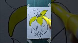Beautiful flower drawing  #viral #drawdaily #easydrawing #easydrawingtutorials #art #drawing