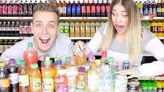 Ich kaufe ALLE GETRÄNKE aus dem Supermarkt (& mixe sie! ) | Julienco