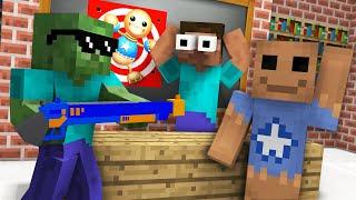 Monster School : KICK THE BUDDY GAME CHALLENGE - Minecraft Animation