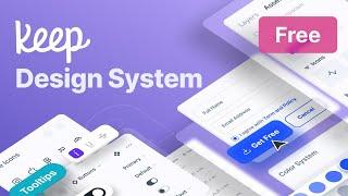 Free UI Kit - Keep Design System for Figma