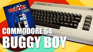 Buggy Boy (1985) - Commodore 64, Quick Play "Offroad" level