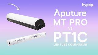 Which RGB LED Tube is BETTER?  |  Aputure MT Pro vs. Amaran PT1c | LED Light Comparison & Review