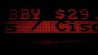 TKRTAP Bluetooth Ticker Tape LED Panels Demo