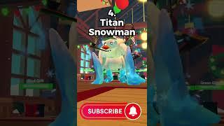  Top 5 Christmas Units in Toilet Tower Defense | #shorts #ttd #telanthric #roblox